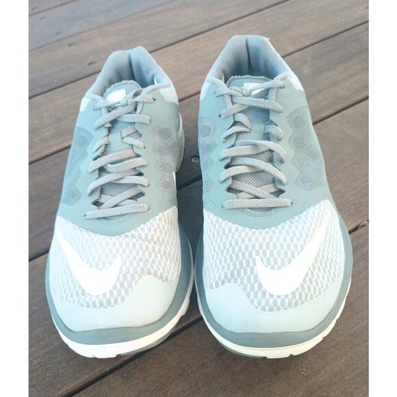 NIKE FS LITE RUN 3 MENS SIZE 13 RUNNING SHOES LIGHT GRAY 807144-008 - Picture 3 of 10